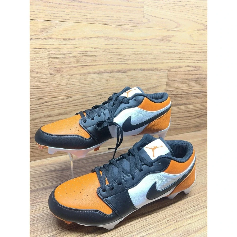 Air Jordan 1 Low TD Shattered Backboard Football Cleats Men's Size 16 FJ6245-801